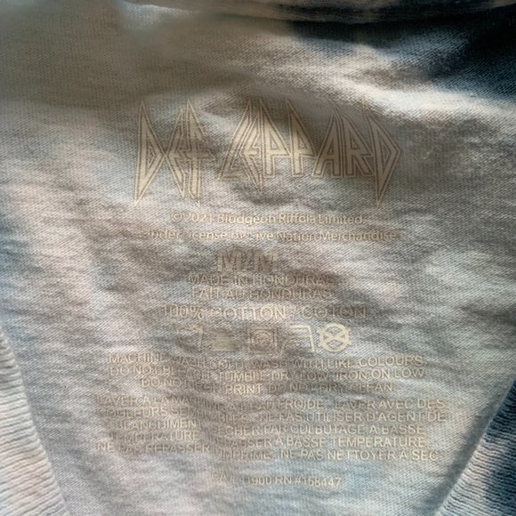 Def Leppard Adrenalize Tie Dye T-Shirt. Medium. Official Def Leppard. - Picture 6 of 6